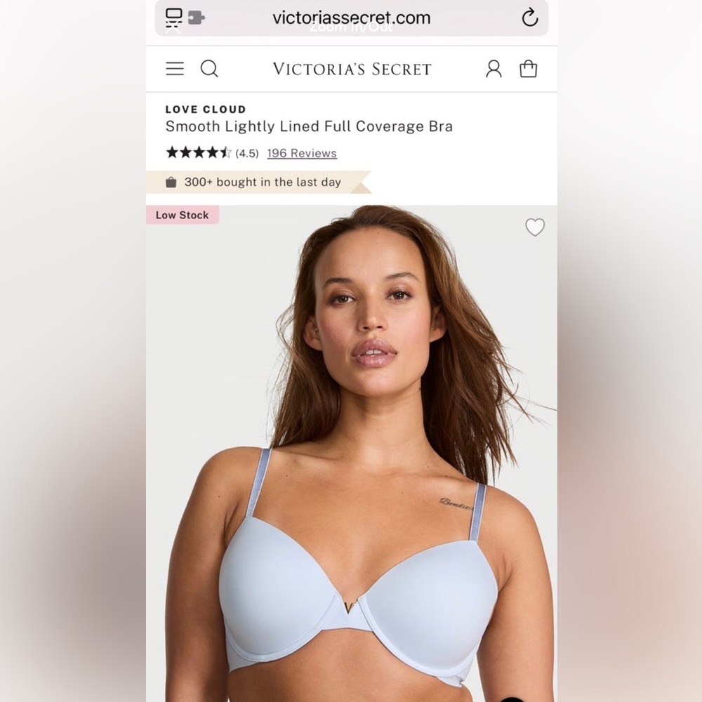 Victoria’s Secret Women's Light Blue Bra - Picture 4 of 5